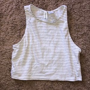 Striped crop top